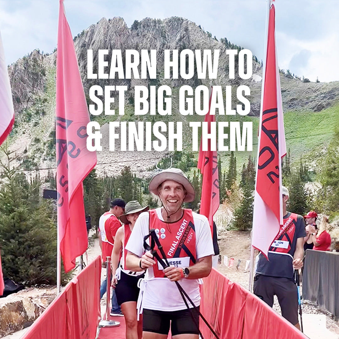 How to Set Big Goals & Finish Them!