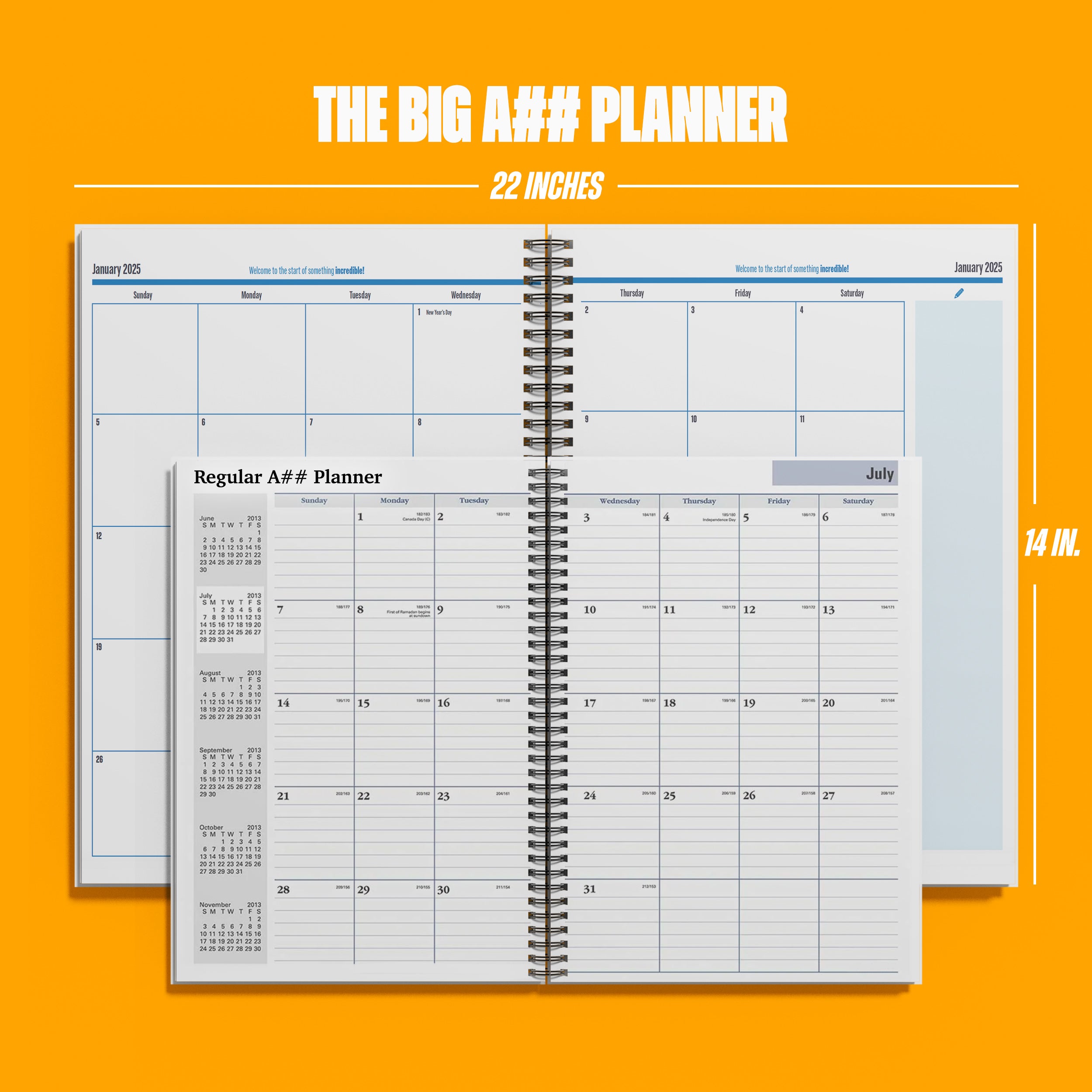 The 2025 Big A## Planner