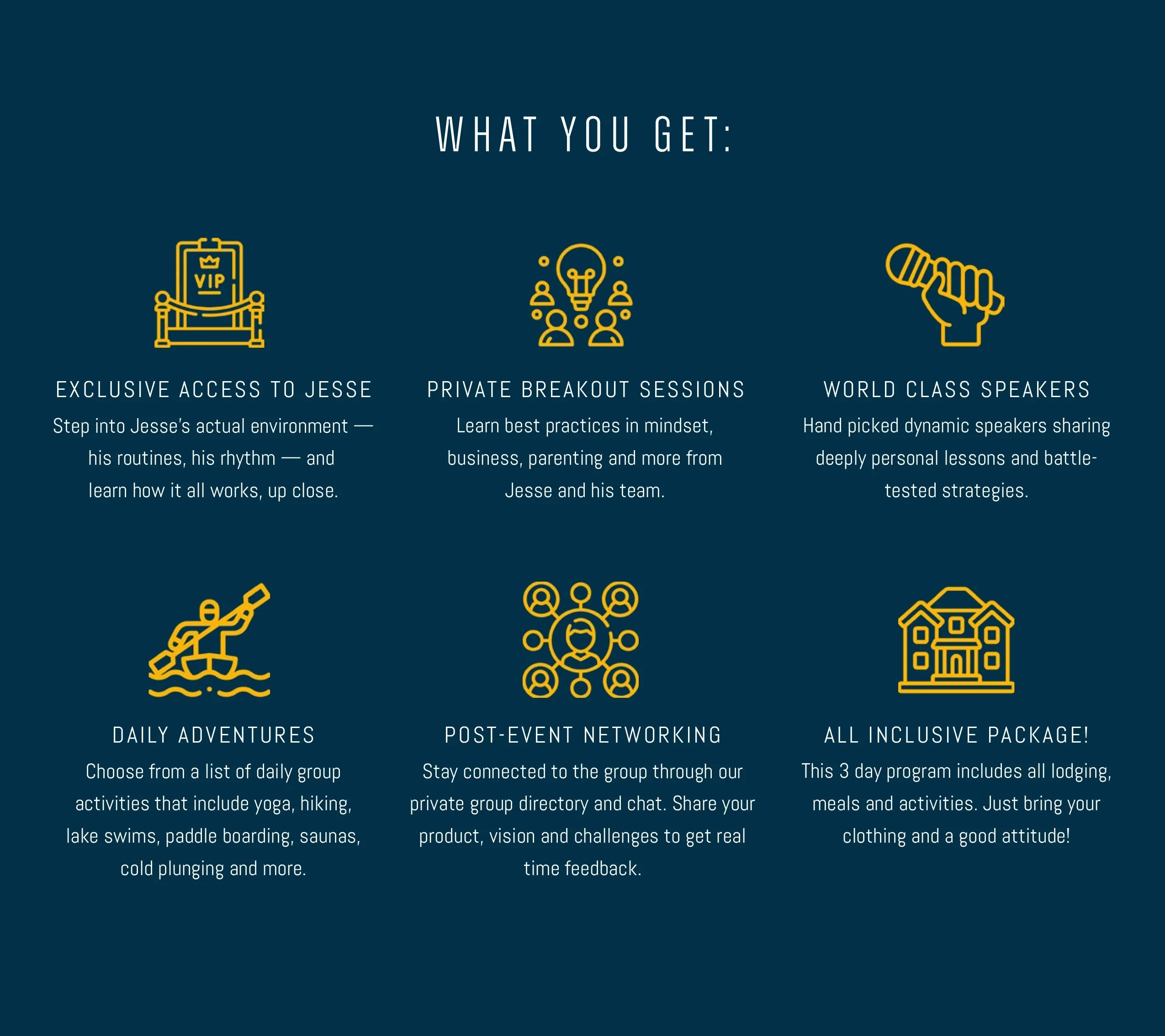 Deposit: 3-Day Immersion Mastermind