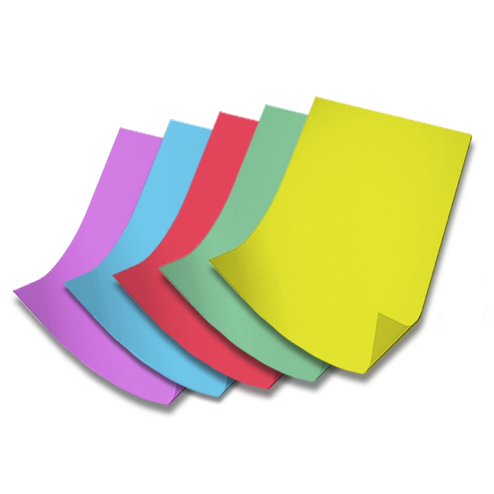 Multicolor Adhesive Labels (5 Color Sheets of 20 Each)
