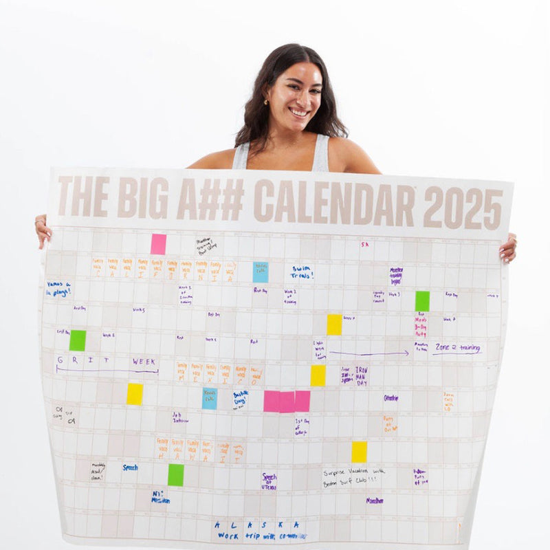 The Big A Calendar 2025 Yearly Dry Erase Wall Calendar