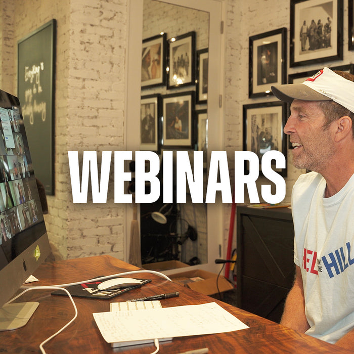 Jesse Itzler's live and on-demand coaching webinars
